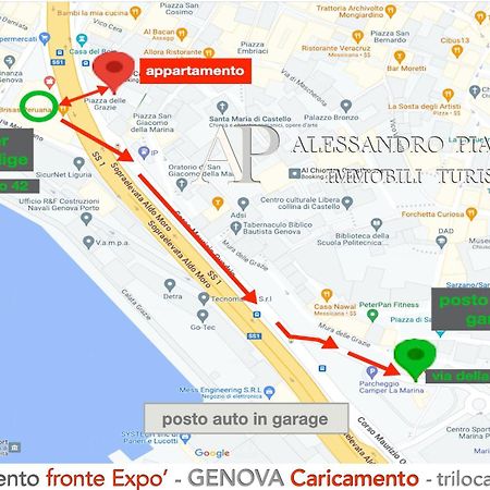 Cavour Luxury Sea View Appartement Genua Buitenkant foto